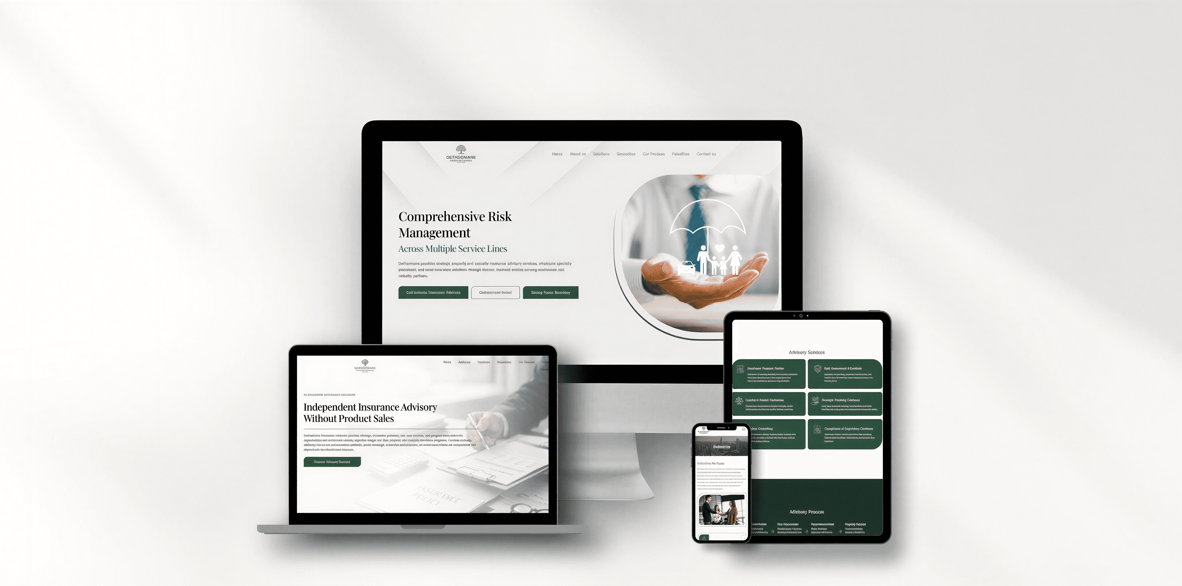 Gethsemane Financial Group — Web Design