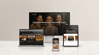 Instapix Photo Booth — Branding & Web Design