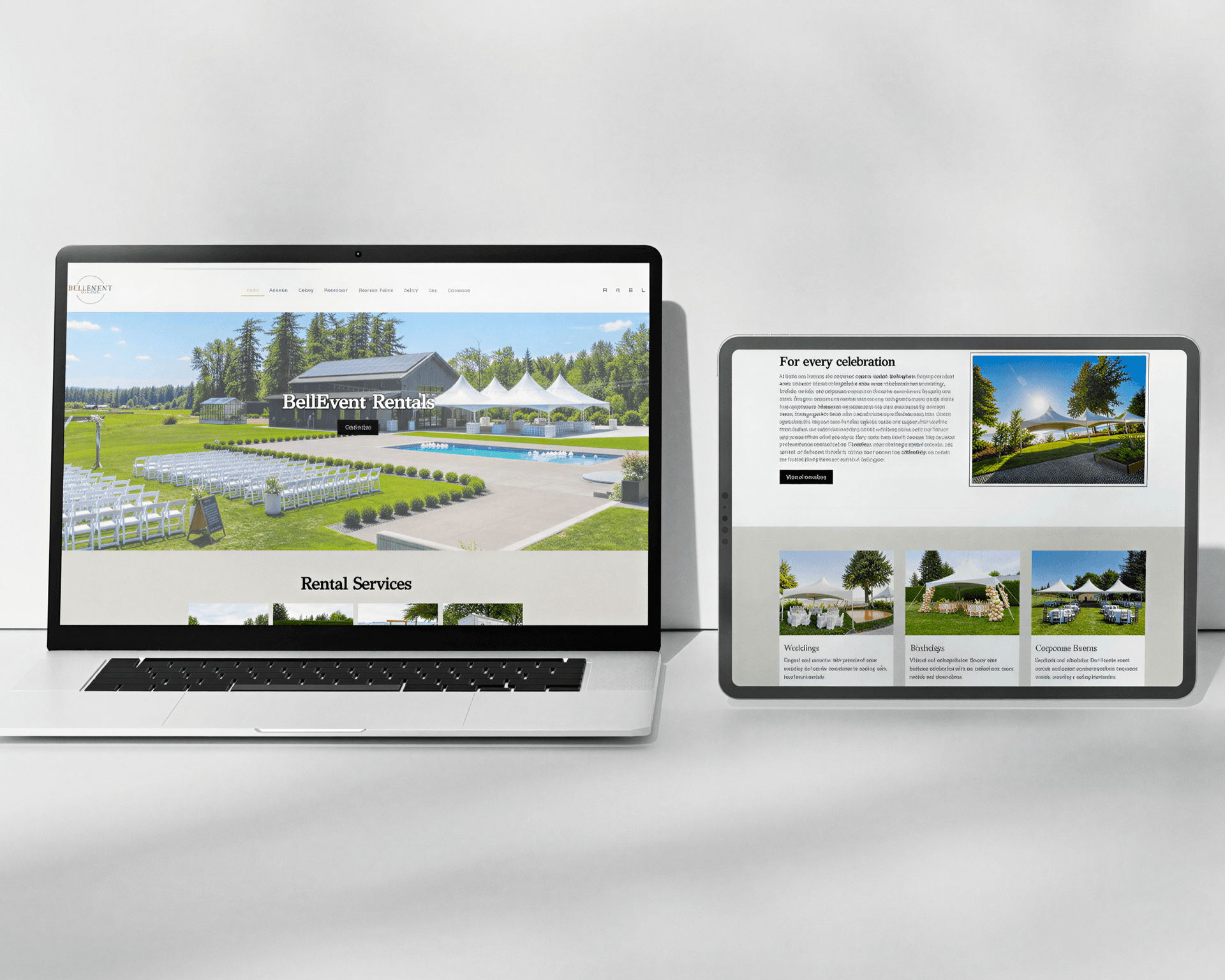 BellEvent Rentals banner